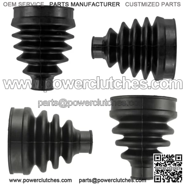 2 Front Axle Inner Outer CV Boot Kit for Can-Am Renegade 800 800R 4X4 2007-2012 - Image 5