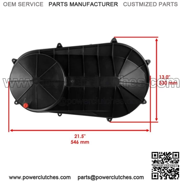 Outer Clutch Cover and Gasket for Polaris ACE 570 2017 2018 2019 (For: Polaris Sportsman 570) - Image 2