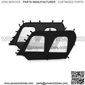 Soft Upper Door Cover Kit for 2012-2021 Kawasaki Teryx4 4-Seater UTV Models (For: Kawasaki Teryx4 800)