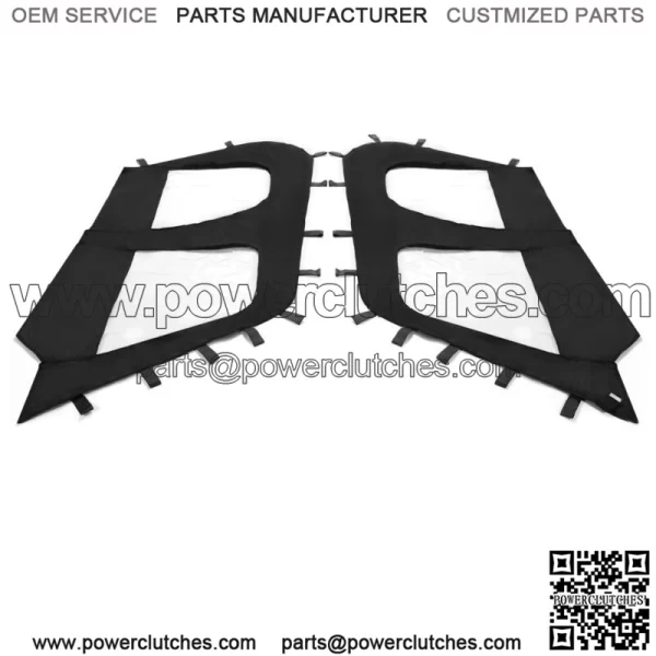 Soft Upper Door Cover Kit for 2012-2021 Kawasaki Teryx4 4-Seater UTV Models (For: Kawasaki Teryx4 800) - Image 4