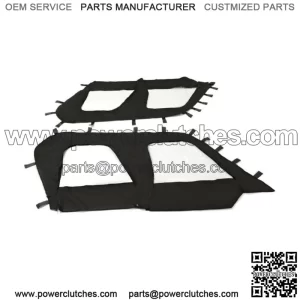 Soft Upper Door Cover Kit for 2012-2021 Kawasaki Teryx4 4-Seater UTV Models (For: Kawasaki Teryx4 800)