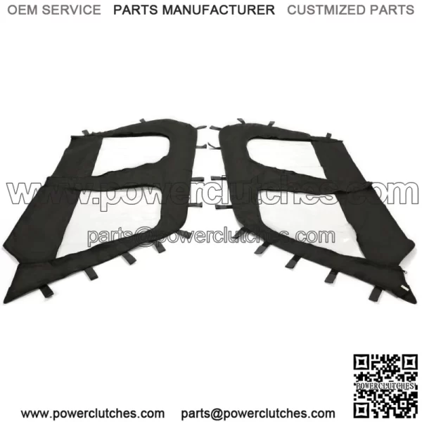 Soft Upper Door Cover Kit for 2012-2021 Kawasaki Teryx4 4-Seater UTV Models (For: Kawasaki Teryx4 800) - Image 3