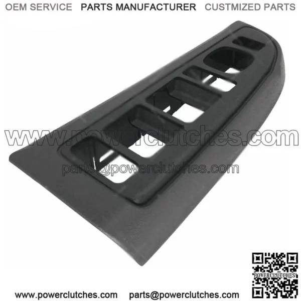 New Dark Tin Power Window Switch Frame Front Left For Chevy Gmc 89045128 (For: More Than One Vehicle)