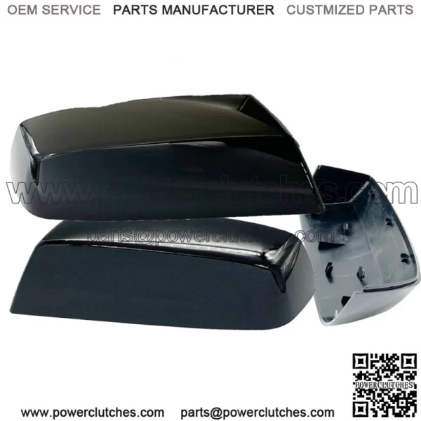 For Mirror Cover Gloss Black 2014 - 2019 SILVERADO SIERRA Pair 22919758 22919757 (For: More than one vehicle)