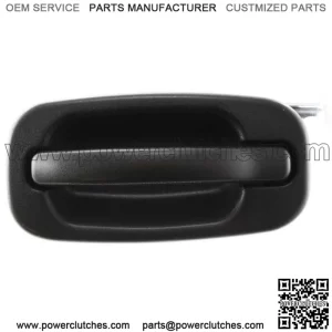 Door Handle for 2000-2006 Chevy Silverado 1500 Rear Left Outside Textured Black (For: More Than One Vehicle)