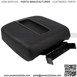 Black Center Console Armrest Cover Fits Tahoe Silverado GMC Yukon Sierra 07-14 (For: More Than One Vehicle)
