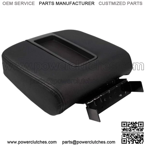 Black Center Console Armrest Cover Fits Tahoe Silverado GMC Yukon Sierra 07-14 (For: More Than One Vehicle)