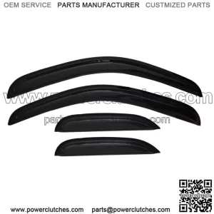 4pcs Window Sun Shades Rain Protection For Sierra Silverado Extended Cab 2007-2013 (For: More than one vehicle)