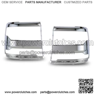 For 2016-2019 Chevy Silverado 1500 Chrome Headlight Trim Cover Parts PAIR (For: Chevrolet Silverado 1500)