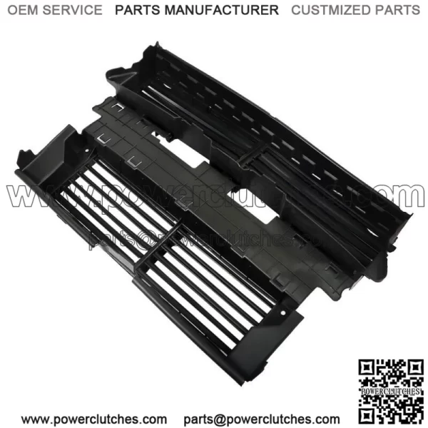 Front Bumper Grille Radiator Shutter W/O Motor For 2013-2016 Ford Fusion 2.0L - Image 4