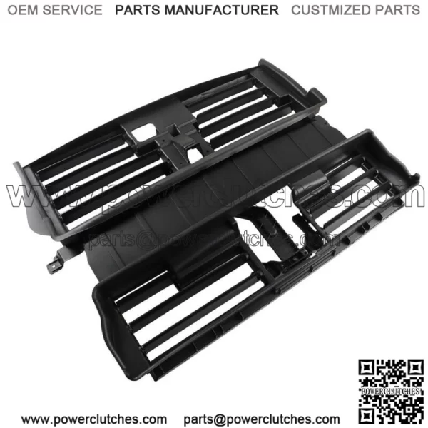 Front Radiator Shutter Assembly W/O Actuator For 2019-2021 Ford Edge 2.0L 2.7L - Image 2