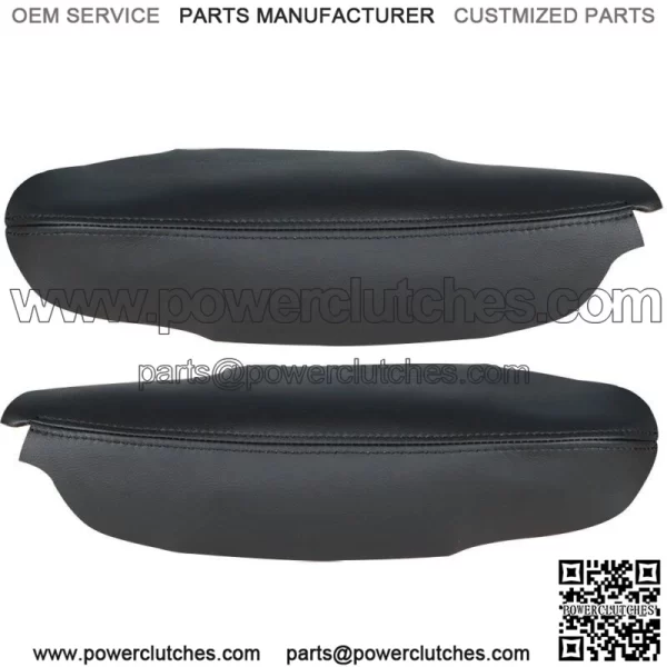 Fit for Acura TSX Faux  2009-2014 Leather Door Panel Armrest Covers Black - Image 4