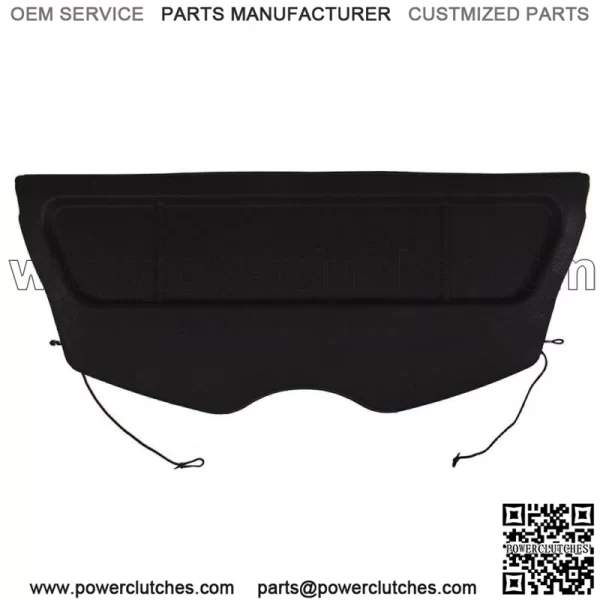 Rear Trunk Cargo Cover Protector for 2013-2017 Nissan Leaf 79910-3NL1B Black