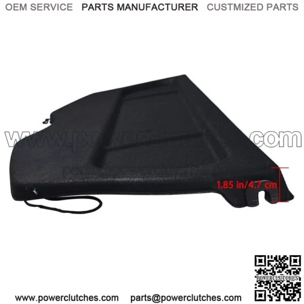 Rear Trunk Cargo Cover Protector for 2013-2017 Nissan Leaf 79910-3NL1B Black - Image 2