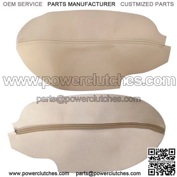 2*Beige Door Panel Armrest Leather Synthetic Cover For Acura TSX 2009-2013 2014 - Image 2