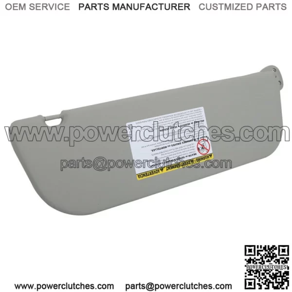 Sun Visor Gray Left Driver Side For Ford E150 E250 E350 Van 2009 2010-2014 - Image 2