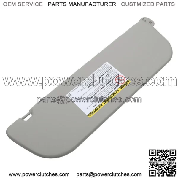 Sun Visor Gray Left Driver Side For Ford E150 E250 E350 Van 2009 2010-2014 - Image 5