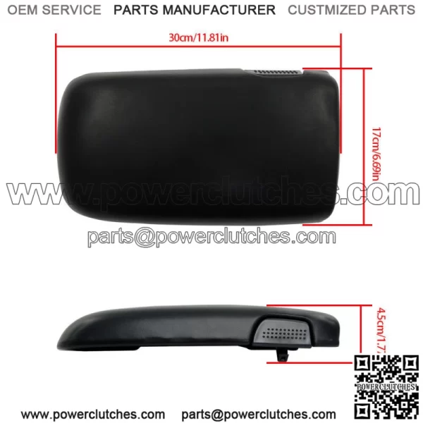 For 1997-2001 2002 Chevrolet Camaro Pontiac Firebird Center Armrest Lid Black - Image 4