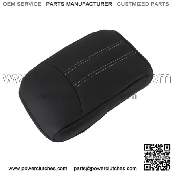 Center Console Pad Armrest Cover For 2023-2024 Honda Pilot Leather Black New - Image 2
