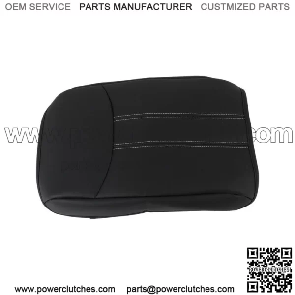 Center Console Pad Armrest Cover For 2023-2024 Honda Pilot Leather Black New - Image 3