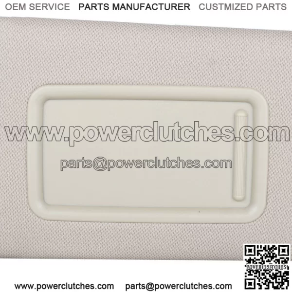 Front Right Side Sun Visor&Makeup Mirror Beige For 2011-2015 Hyundai Elantra MD - Image 2