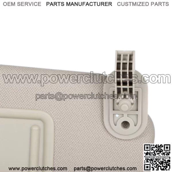 Front Right Side Sun Visor&Makeup Mirror Beige For 2011-2015 Hyundai Elantra MD - Image 5