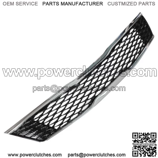 Fit For Kia 2016-18 Optima Lx Ex Front Upper Grille Black Chrome Honeycomb Grill - Image 3