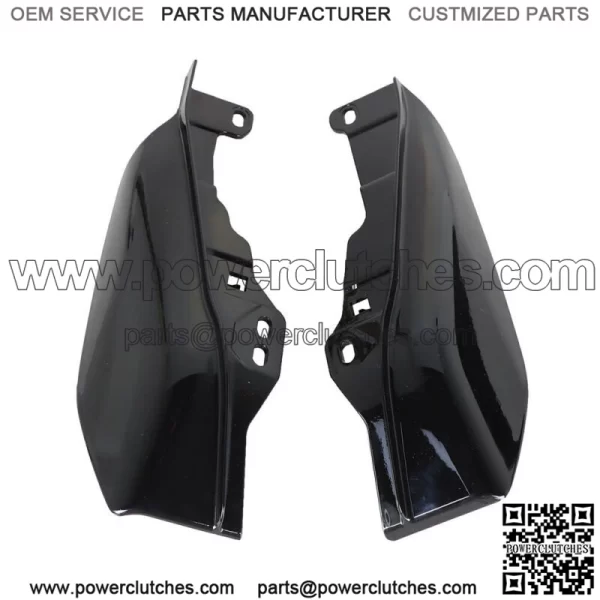 For Road King Street Glide 2017-2022 Mid-Frame Air Deflector Heat Shield Black - Image 2