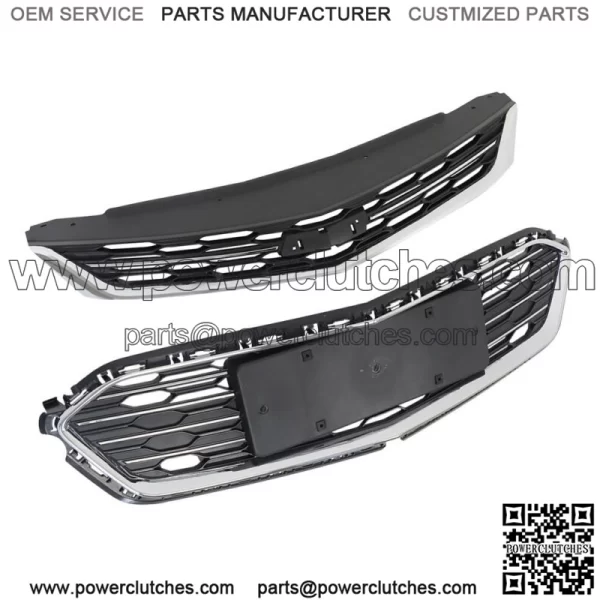 Front Bumper Upper Grill Middle Lower Grille For Chevrolet Cruze 2016 2017 2018