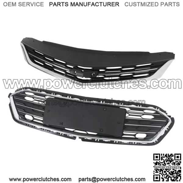 Front Bumper Upper Grill Middle Lower Grille For Chevrolet Cruze 2016 2017 2018 - Image 2