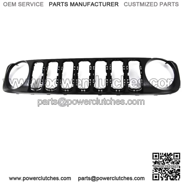 Replacement Black Bumper Upper & Lower Grille Grill For 2015-2019 Jeep Renegade - Image 2