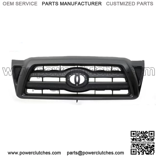5310004350 Front Bumper Grill For 2005-2011 Toyota Tacoma Bright Black Web New