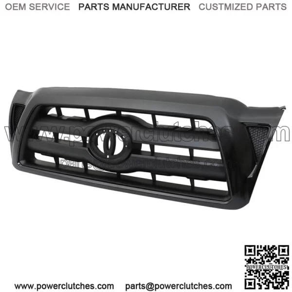 5310004350 Front Bumper Grill For 2005-2011 Toyota Tacoma Bright Black Web New - Image 2