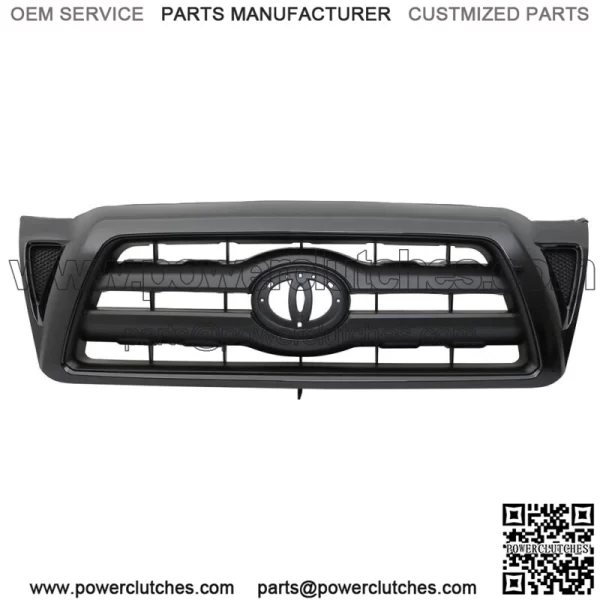 5310004350 Front Bumper Grill For 2005-2011 Toyota Tacoma Bright Black Web New - Image 3