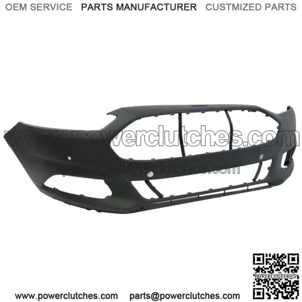 With Sensor Holes Front Bumper Cover For 2013-2016 Ford Fion FO1000680 - Image 2