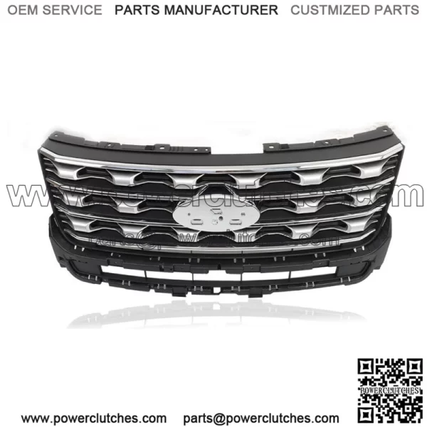 For 2016 2017 Ford Explorer Front Bumper Grille Chrome FB5Z8200AC FO1200577C