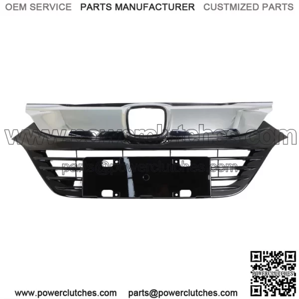 Fit For 2019 2020 2021 Honda HRV HR-V Front Bumper Grille Chrome Black HO1200240 - Image 2
