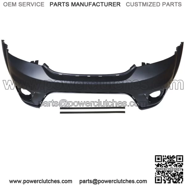 Front Bumper Cover Primed Fit For 2011-18 Dodge Journey Sport w/ Fog Lamp Holes - Image 2