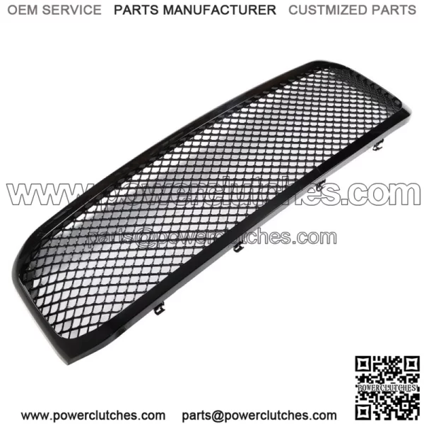 For Ford F250 F350 1999-2004 Black Honeycomb Mesh Front Upper Grille Glossy - Image 3