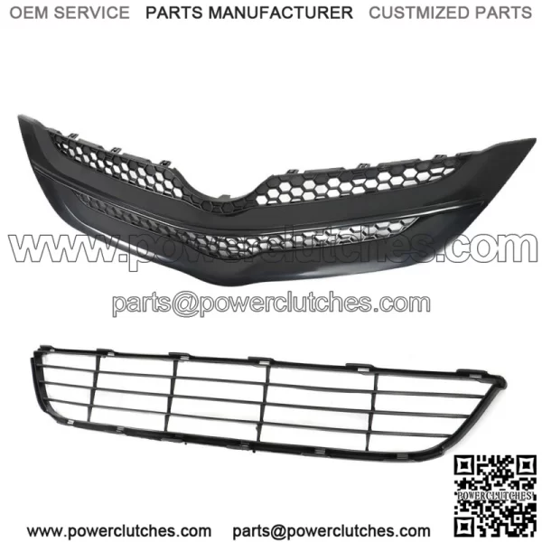 For Toyota Yaris Sedan 2007 2008 Front Bumper Upper&Lower Grille Assembly Set - Image 3