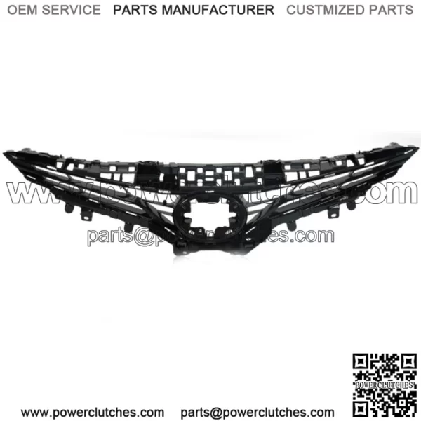 5311106F30 Front Bumper Upper Grille For 2021-2022 Toyota Camry LE XLE Black