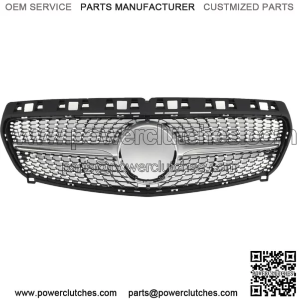 For 2013 2014-2016 Mercedes Benz R117 W117 Cla250 Front Bumper Grille Grill - Image 2