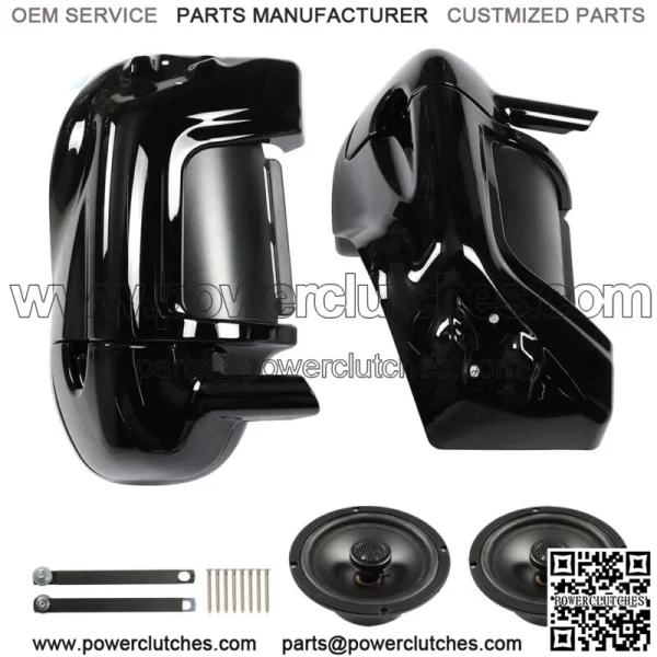 Fit For Road Glide 83-13 6.5" Speaker Box Pods Lower Vented Leg Fairings