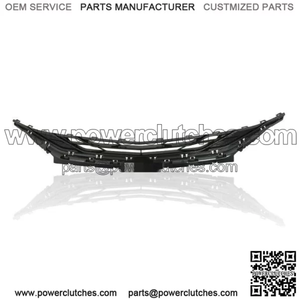 Gloss Black Front Bumper Upper Grille For 2019 2020 Chevy Malibu - Image 2