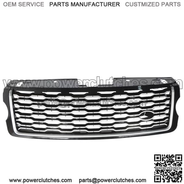 For 2013-2017 Land Rover Range Rover Vogue L405 Front Bumper Upper Grille Chrome - Image 2