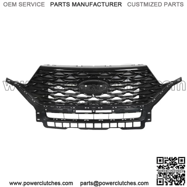 Fit For 2020 2021 2022 Ford Explorer ST Grille LB5Z-8200-GC Gloss Black