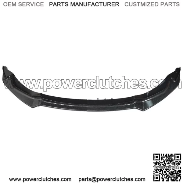 Front Lip Carbon Fiber Color Plastic Fit For BMW F80 F82 F83 M4 M3 2015-2019 - Image 2