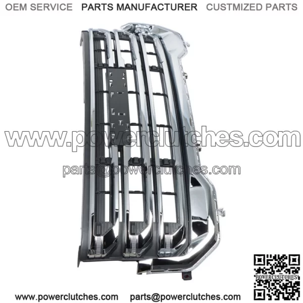 Fit For 2020 2021 2022 2023 GMC Acadia Front Upper Grille Chrome 84766563 - Image 3