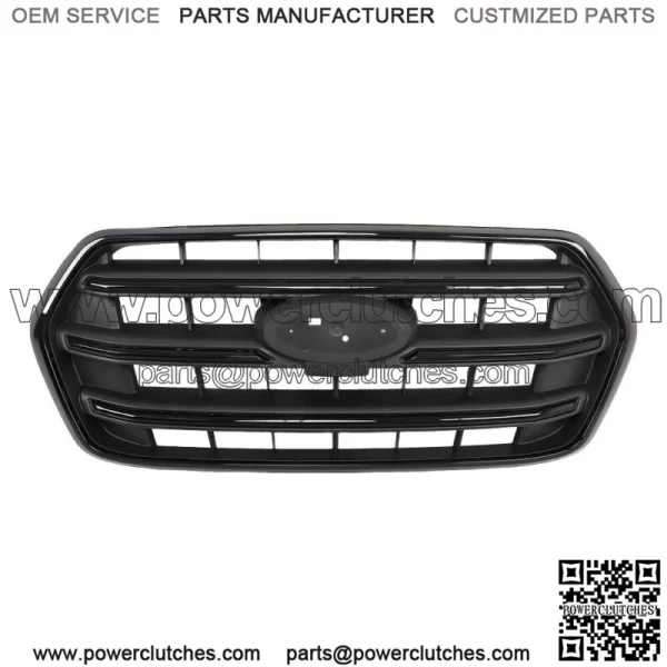 For 2020-2022 Ford Transit T150 T250 T350 Front Upper Grille Gloss Black