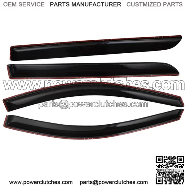 Window Visors For 2005-2007 Honda Odyssey Sun Rain Guard Vent Shade 4pcs Smoke - Image 3